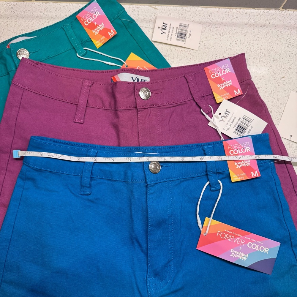 YMI Bermuda Shorts Casual Style - multiple colors available - Size M - Picture 3 of 13